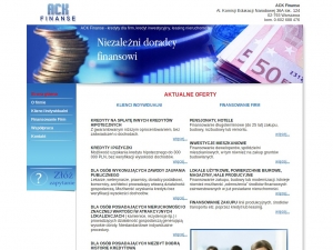 Wybierz kredyt dla firm z ACK Finanse!