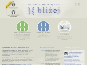 www.blizej.com.pl oferty pracowni psychologicznej Bliżej