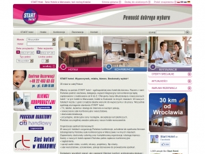 Noclegi. Warszawa oferty sieci Start Hotel.
